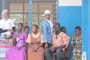 some of our team members trying socialise with the pupils